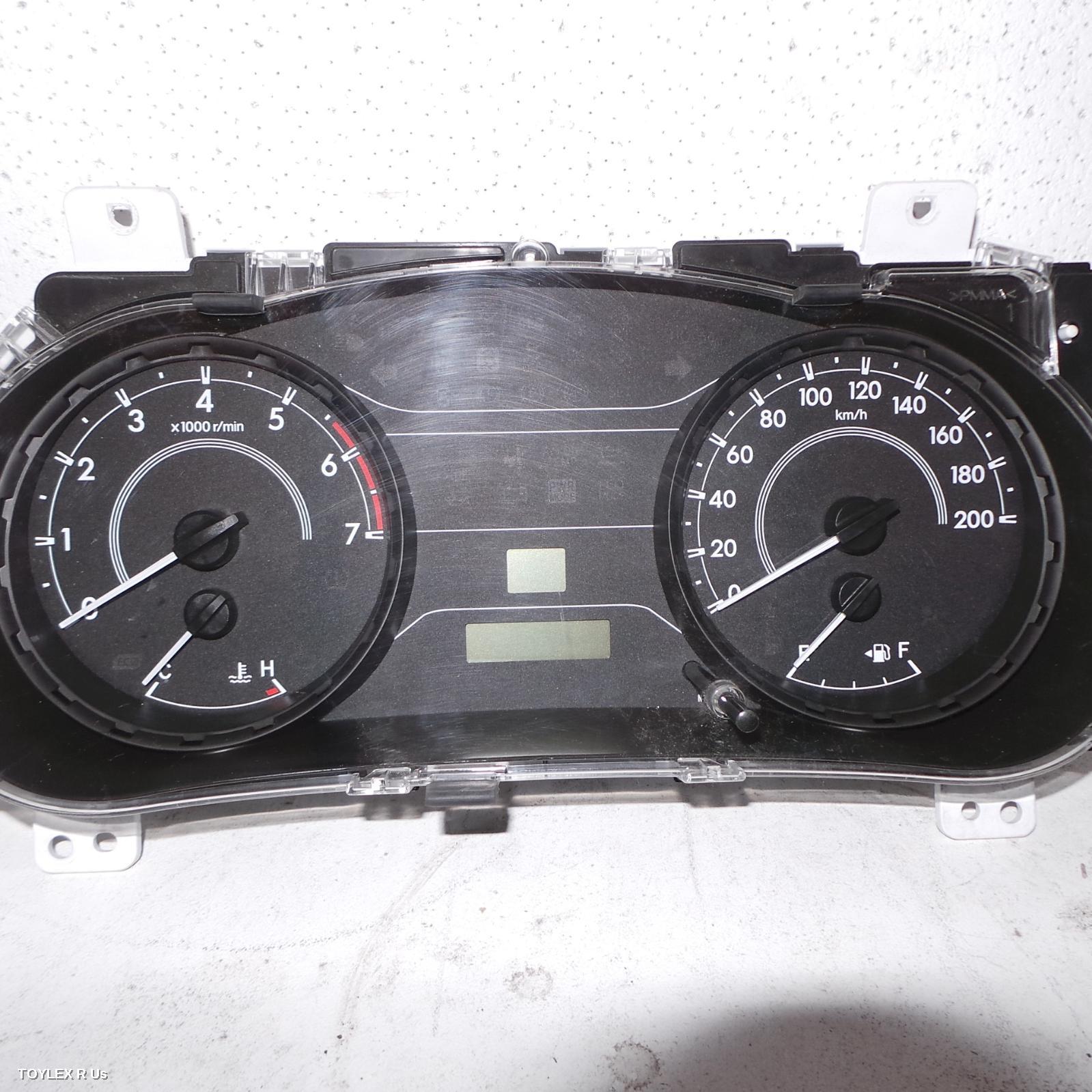 TOYOTA HILUX 2016 Instrument Cluster INSTRUMENT CLUSTER, PETROL, AUTO T/M, WORKMATE