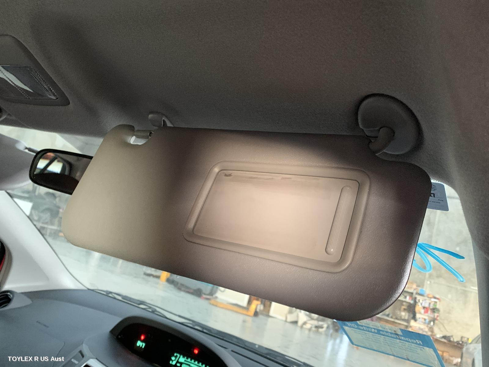 TOYOTA YARIS 2008 Sunvisor NCP9#, RH SIDE, NON MIRROR TYPE
