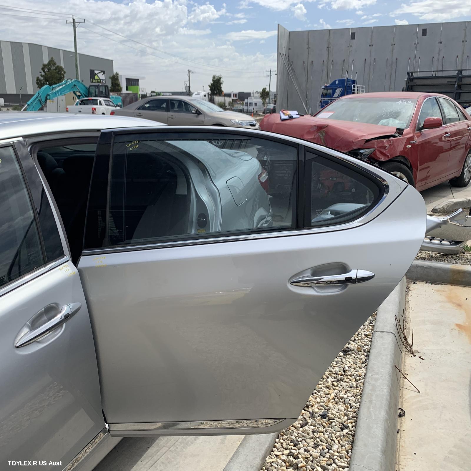 LEXUS LS SERIES 2007 Left Rear Door/Sliding LS460, 40 SERIES