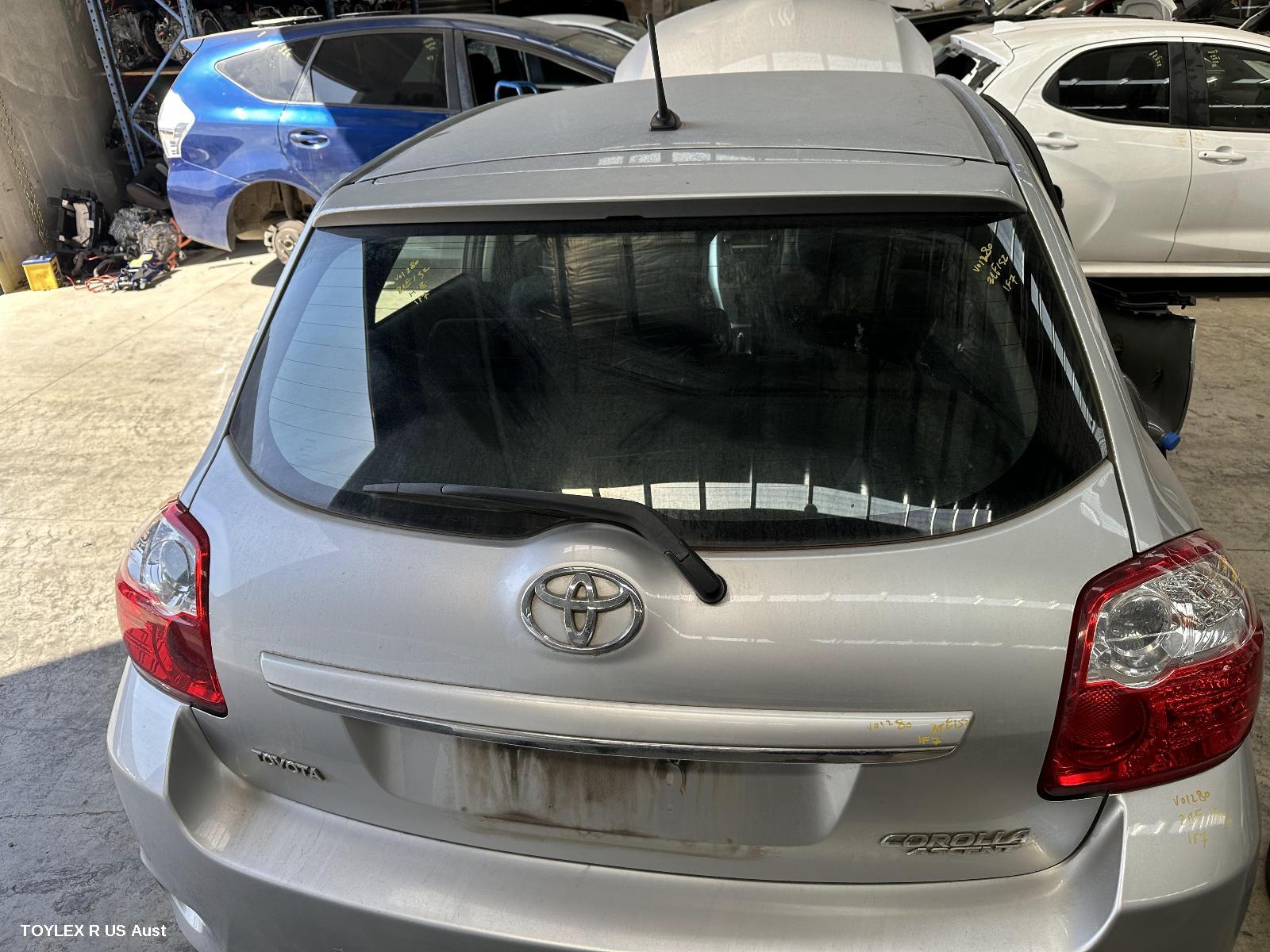 TOYOTA COROLLA 2010 Bootlid/Tailgate TAILGATE, ZRE152R, HATCH, NON SPOILER TYPE
