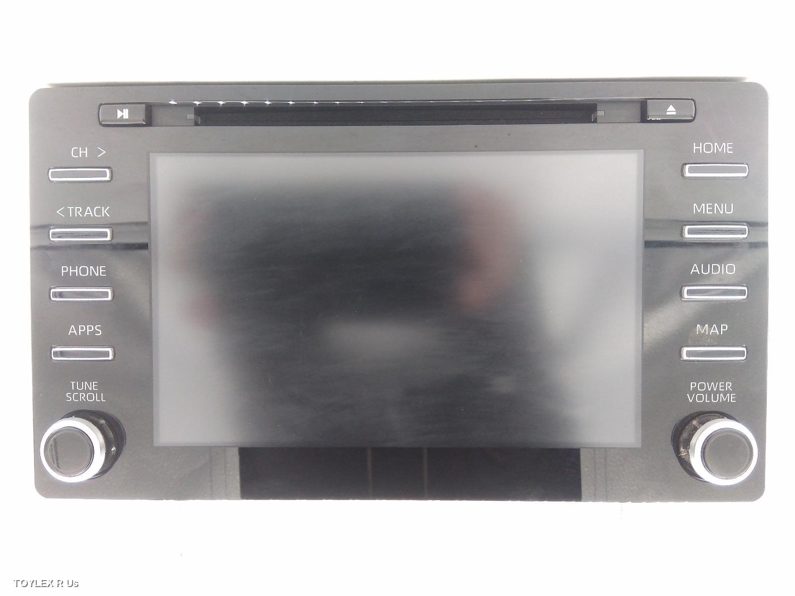 TOYOTA HIACE 2019 Radio/Cd/Dvd/Sat/Tv HEAD UNIT, W/ DISPLAY UNIT, 8IN TOUCHSCREEN, 300 SERIES