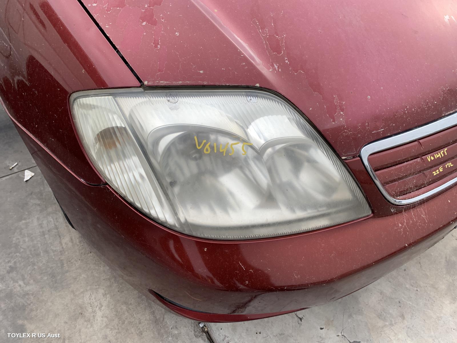 TOYOTA COROLLA 2004 Right Headlamp ZZE122 (JAPAN-VIN JTD), SEDAN/WAGON