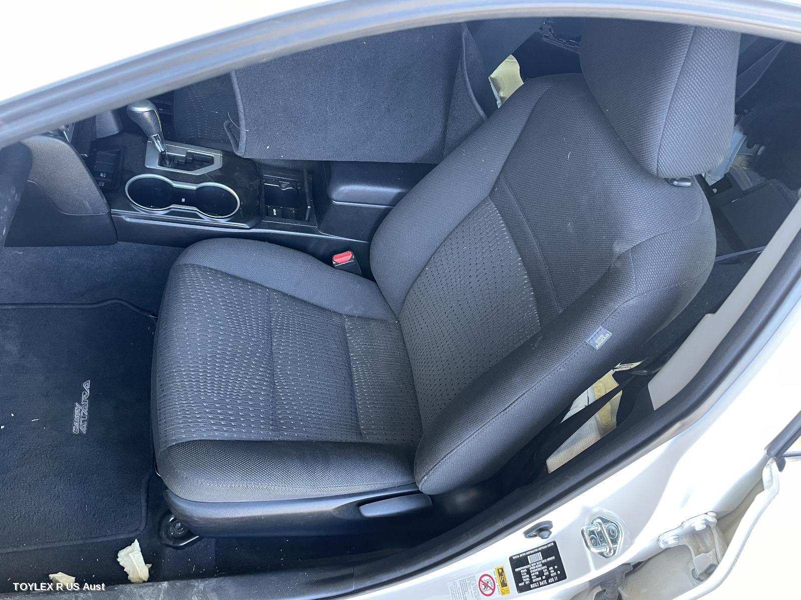 TOYOTA CAMRY 2017 Front Seat LH FRONT, ASV50, CLOTH, ATARA S