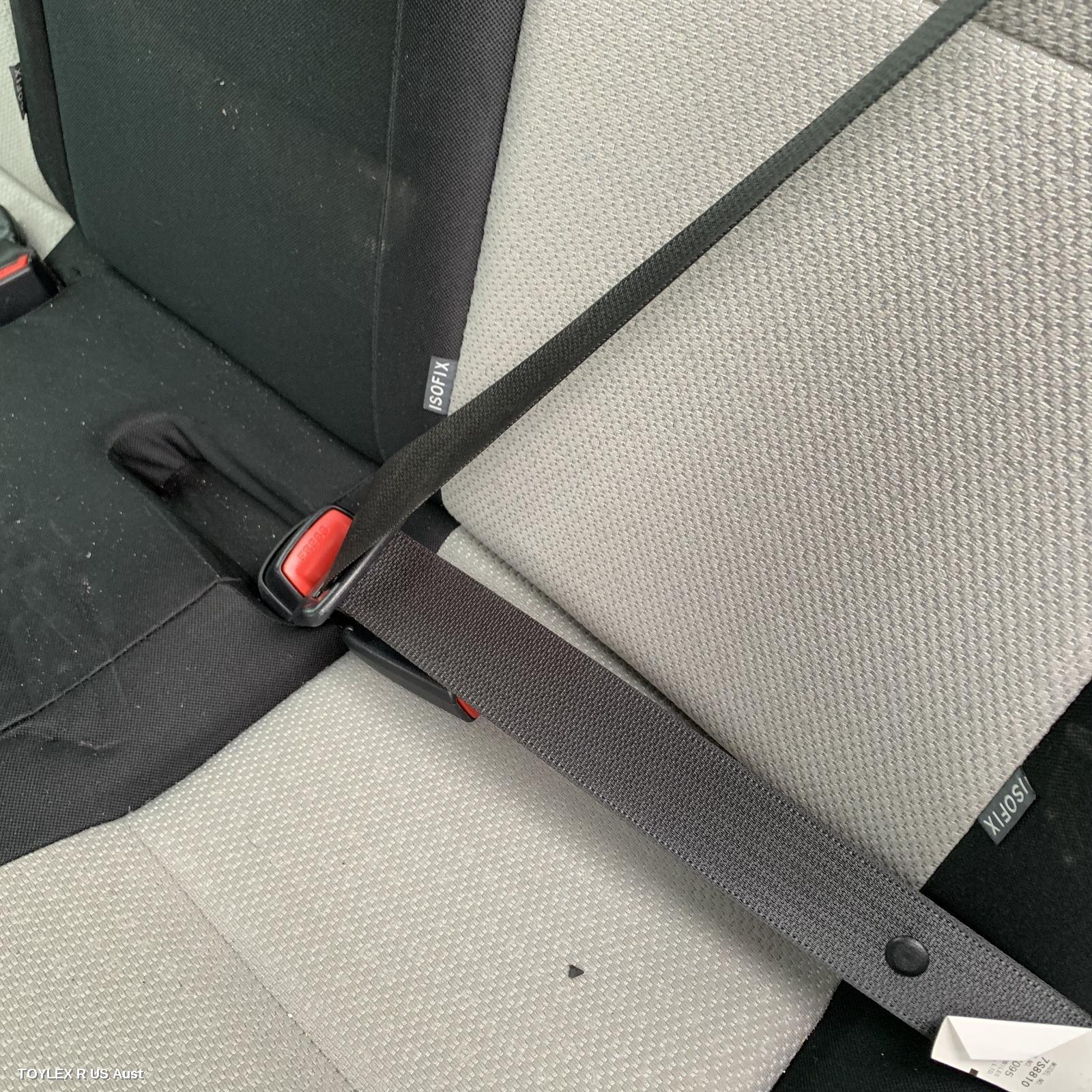 TOYOTA YARIS 2012 Seatbelt/Stalk LH REAR, SEAT BELT STALK ONLY, 5DR HATCH, NCP13#