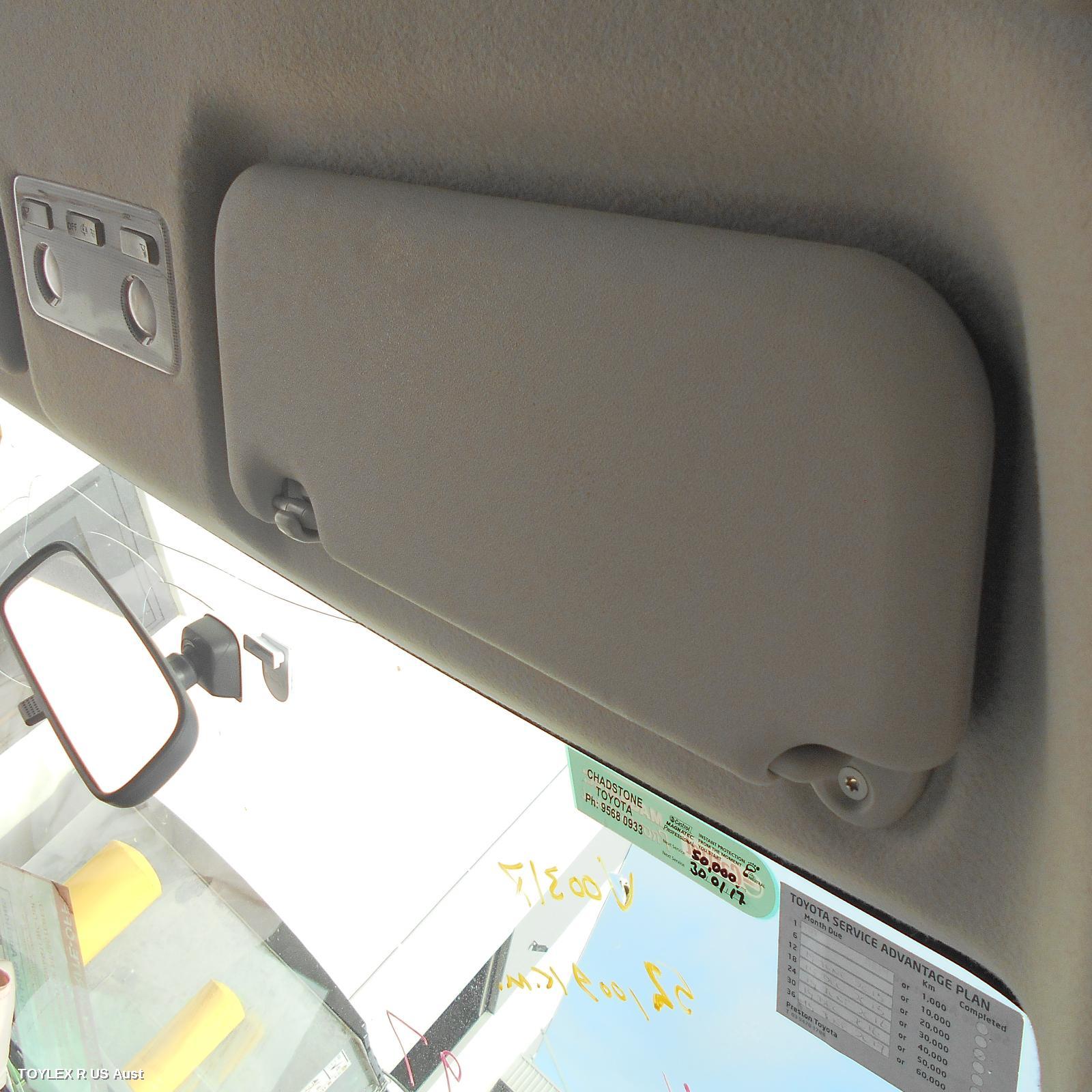 TOYOTA YARIS 2014 Sunvisor NCP13#, RH SIDE