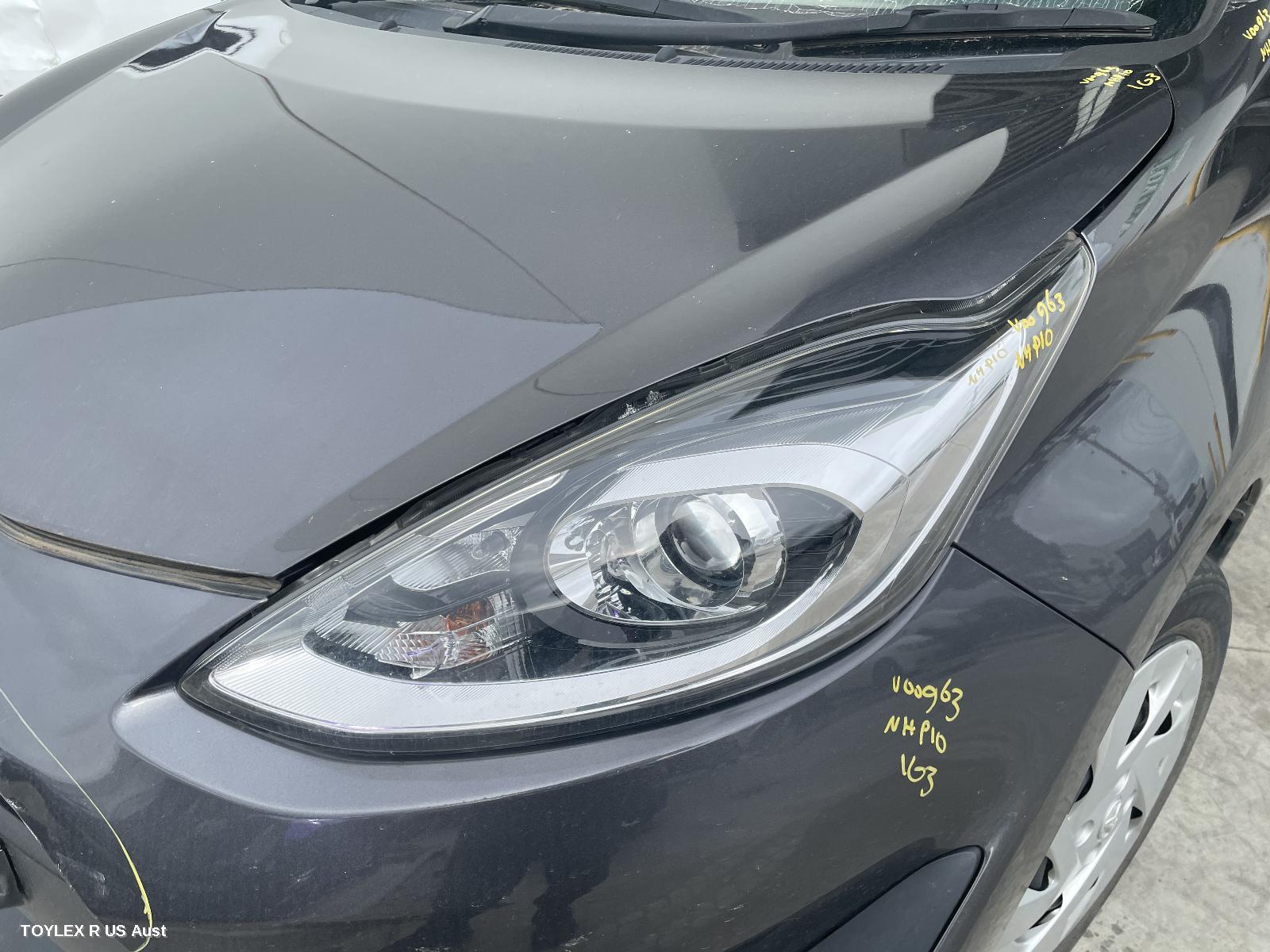 TOYOTA PRIUS 2017 Left Headlamp NHP10R, PRIUS C, HALOGEN TYPE