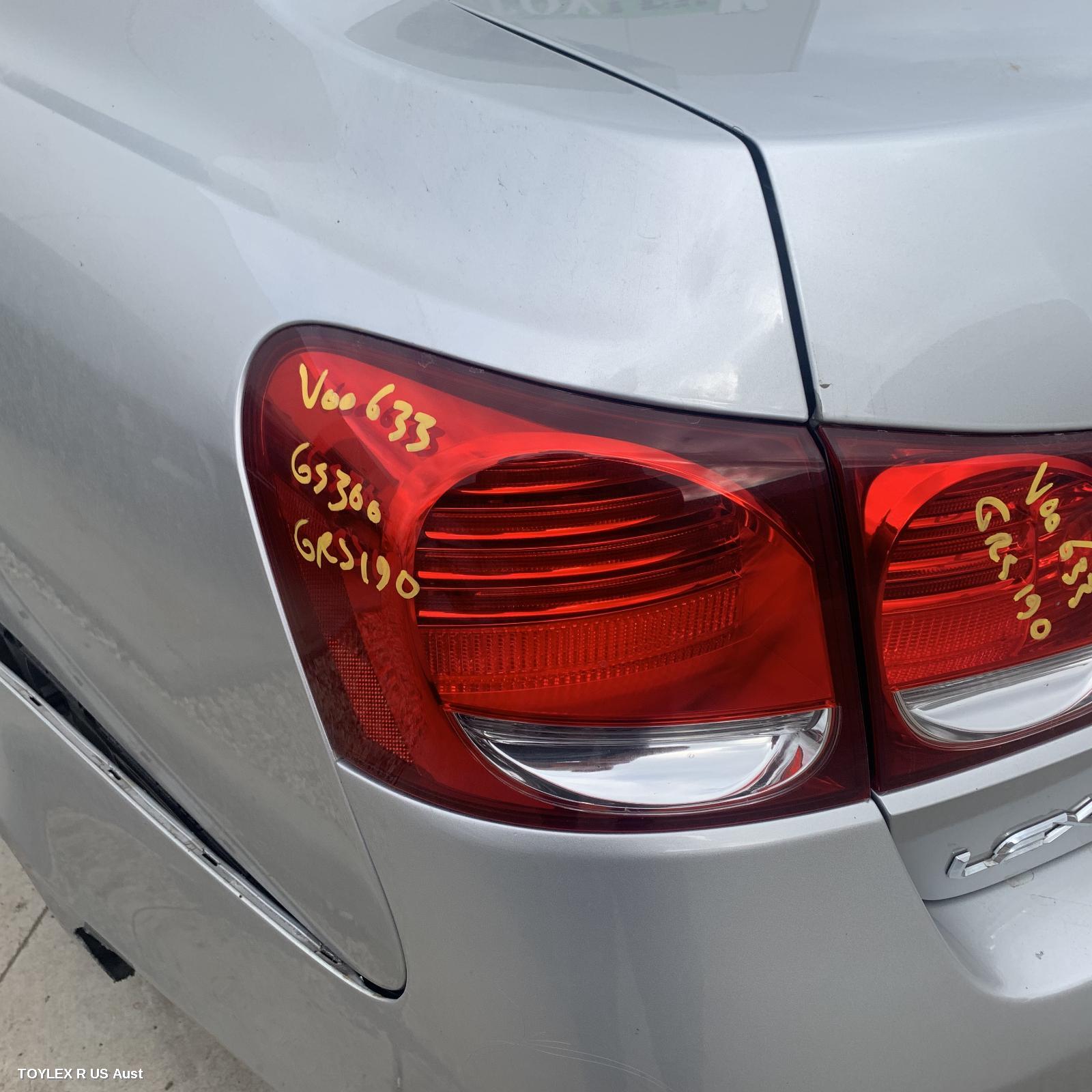 LEXUS GS 2005 Left Taillight GS300/GS430/GS460, 190 SERIES