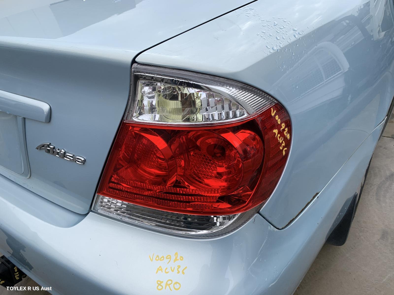 TOYOTA CAMRY 2005 Right Taillight SK36, REVERSE LAMP TOP/BOTTOM (NON SPORTIVO)