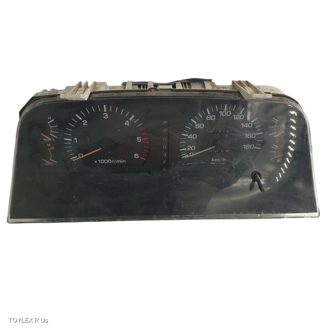 TOYOTA LANDCRUISER 1990 Instrument Cluster 80 SERIES, PETROL, 3F/3FE, 4.0, AUTO T/M, CABLE TYPE