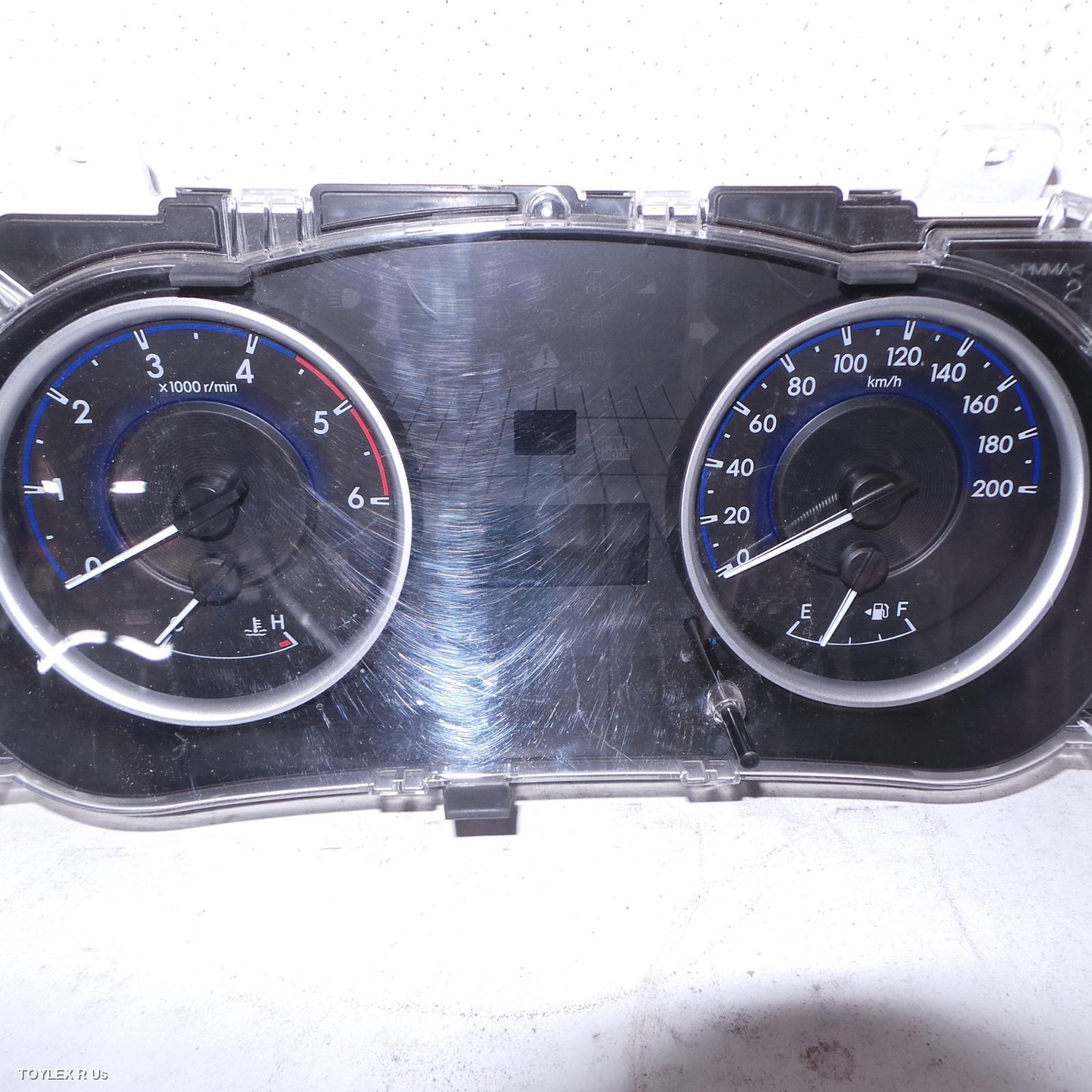TOYOTA HILUX 2016 Instrument Cluster INSTRUMENT CLUSTER, PETROL, AUTO T/M, WORKMATE