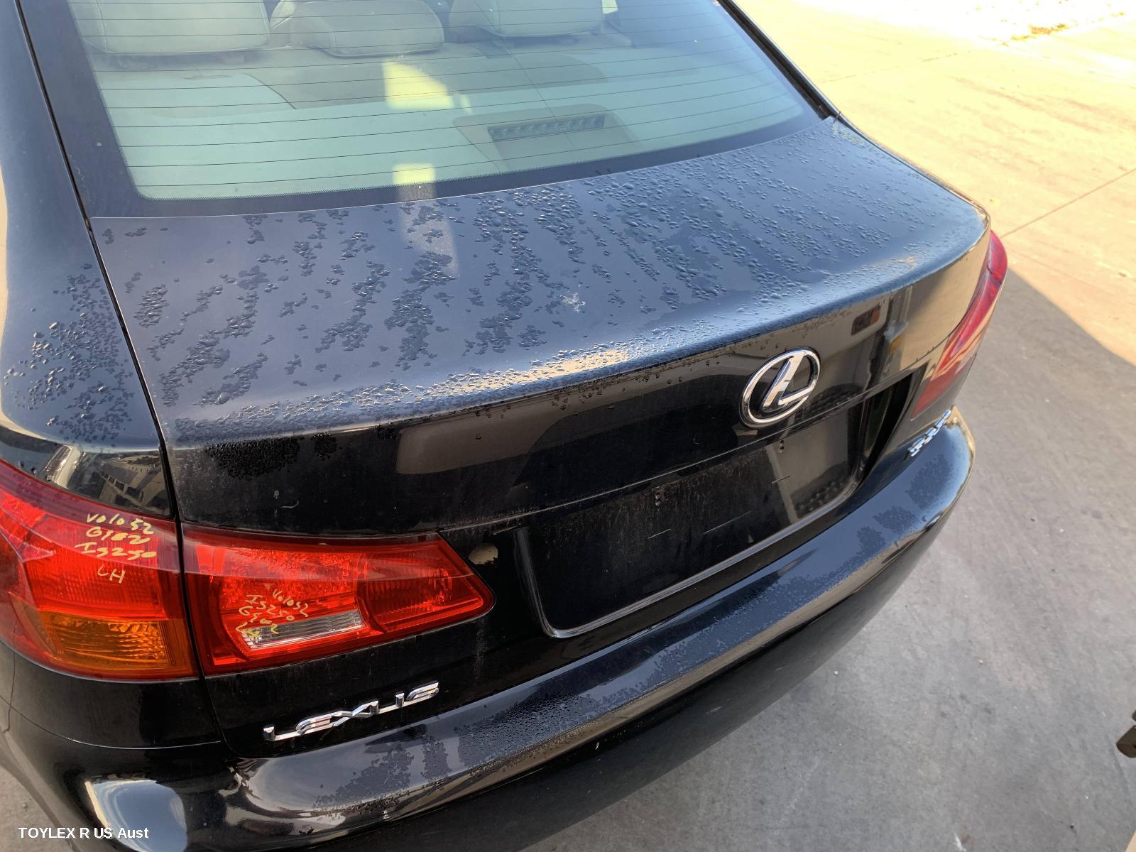 LEXUS IS250/IS250C 2007 Bootlid/Tailgate BOOTLID, IS250, GSE20R, SEDAN, NON SPOILER, NON REVERSE CAMERA TYPE
