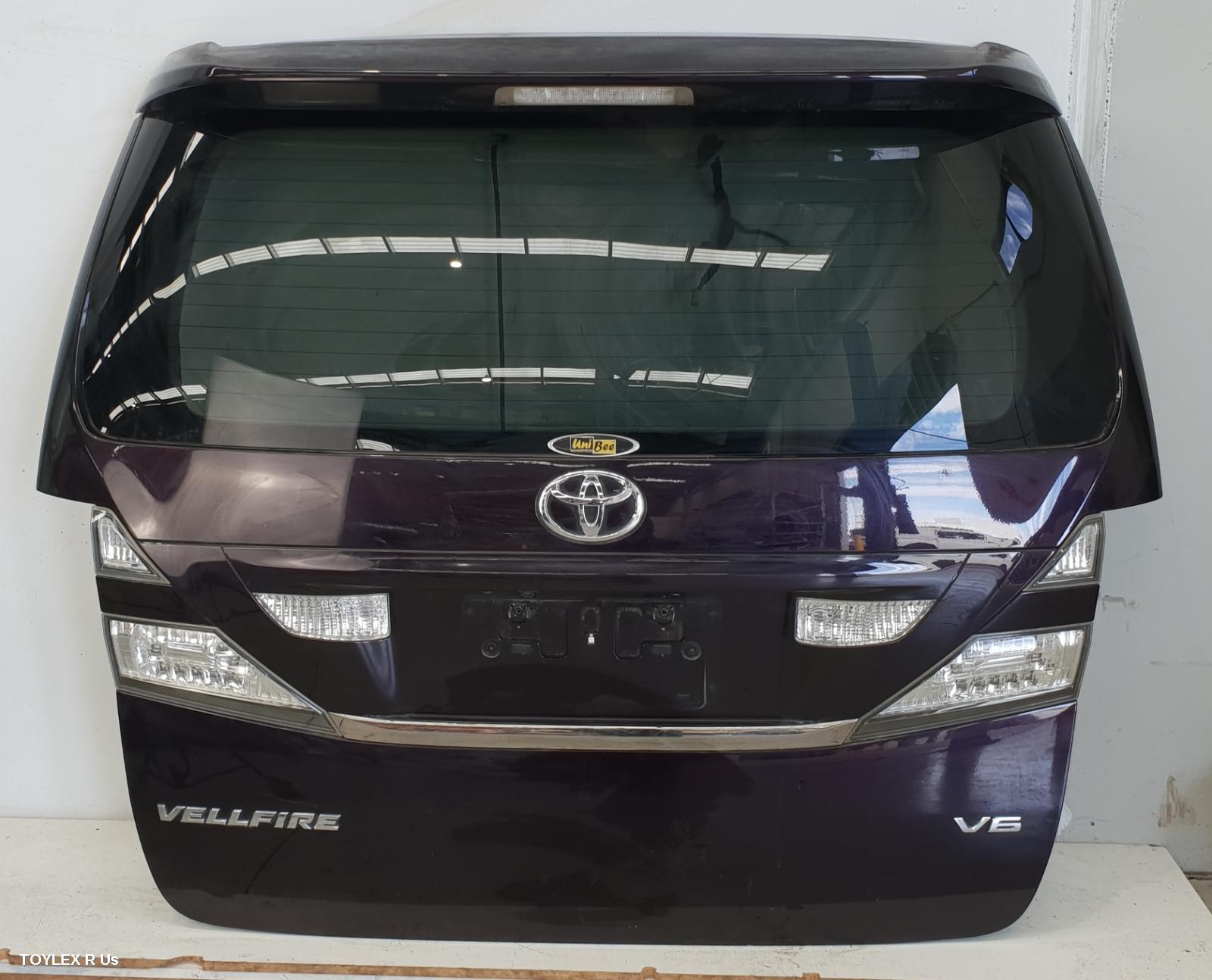 TOYOTA ALPHARD 2008 Bootlid/Tailgate TAILGATE, 1ST GEN, NON MIRROR TYPE