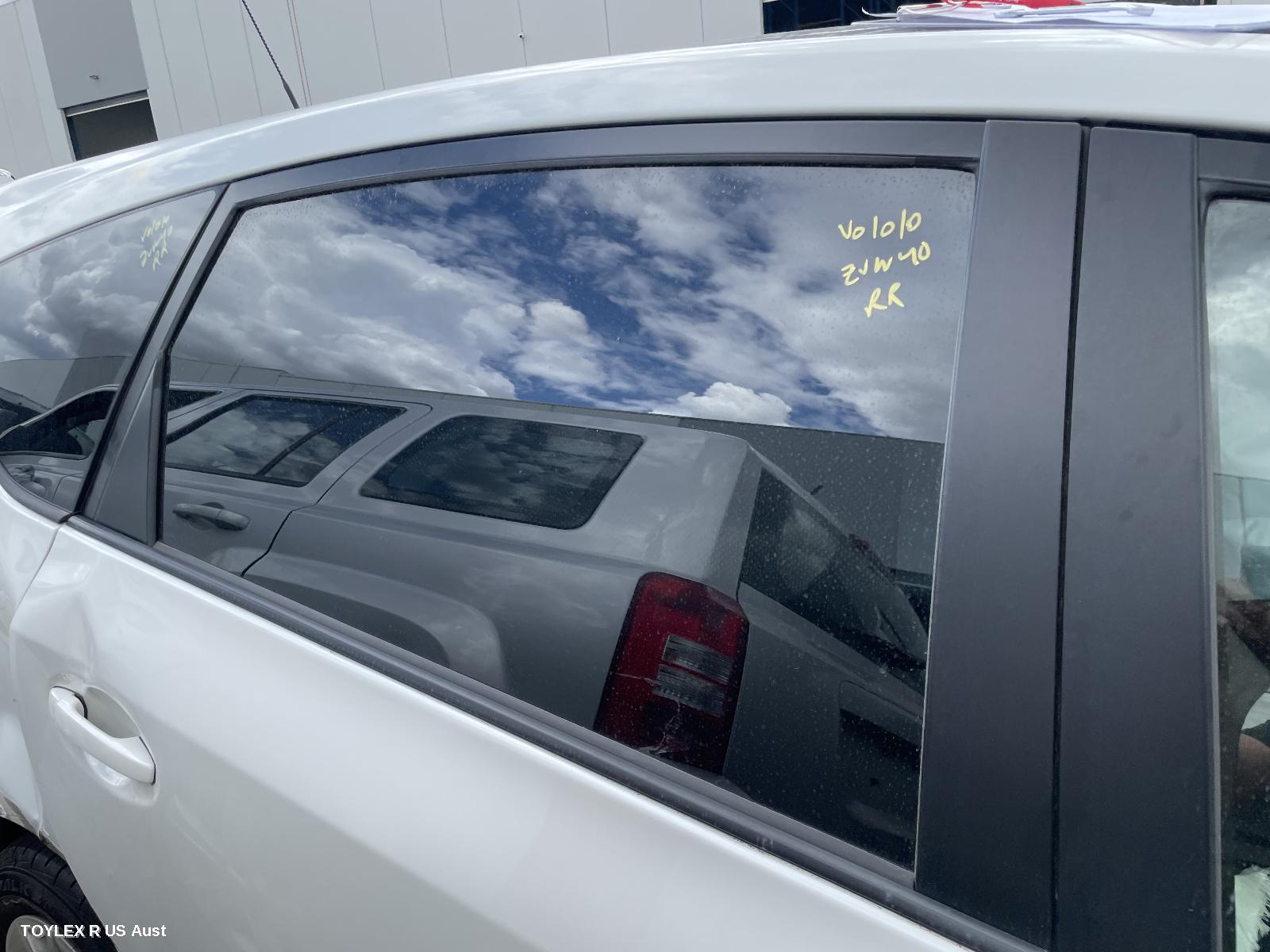 TOYOTA PRIUS 2019 Right Rear Door Window ZVW40R, PRIUS V