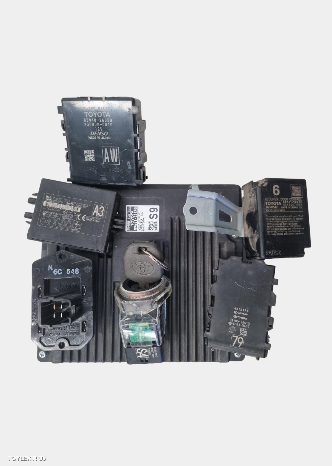 TOYOTA HIACE 2020 Ecu ENGINE ECU, 2.8, DIESEL, SEC SET (ECU/IMM/READER/KEY), 300 SERIES