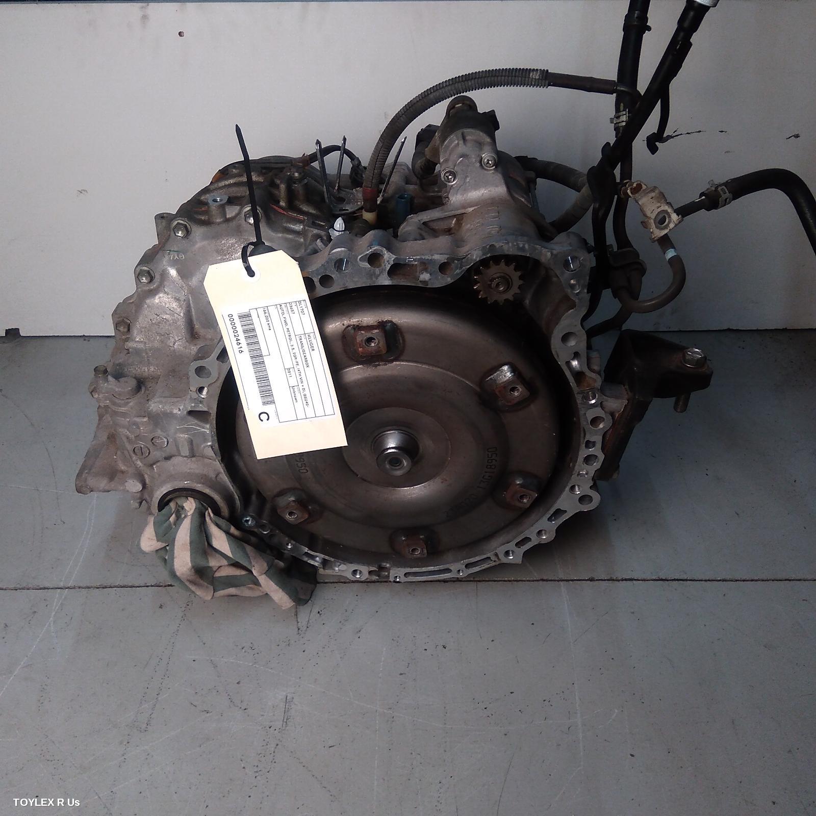 TOYOTA KLUGER 2011 Trans/Gearbox AUTO, FWD, PETROL, 3.5, 2GR-FE, (4TH VIN = D), GSU40-GSU45