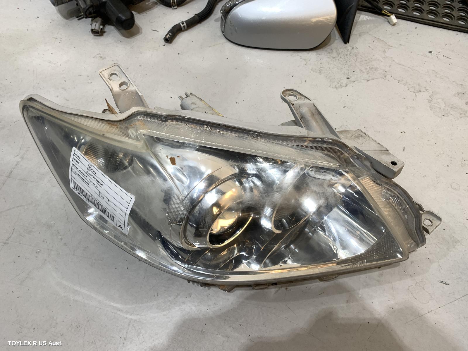 TOYOTA AURION 2007 Right Headlamp GSV40R, AT-X