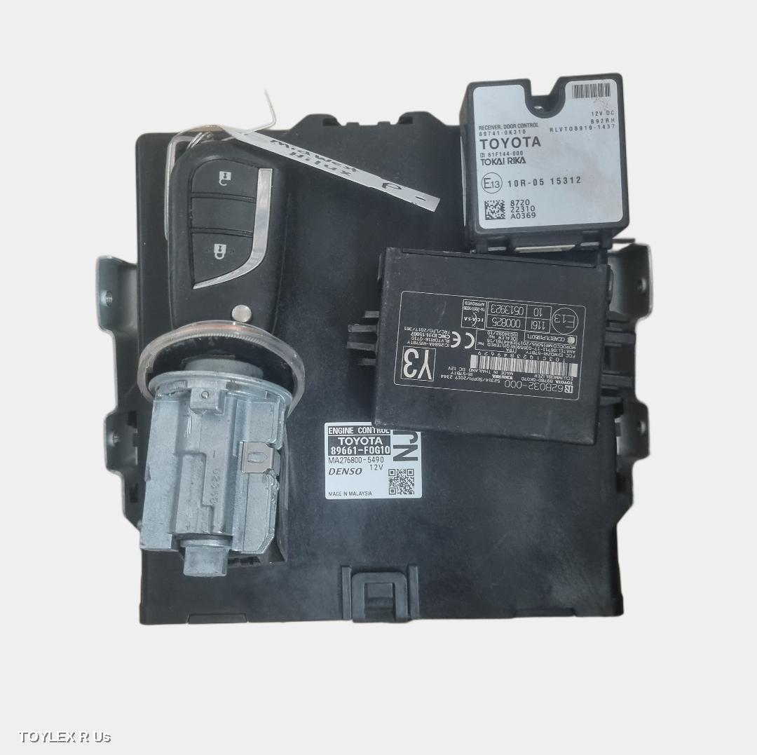 TOYOTA HILUX 2022 Ecu ENGINE ECU, 2.7, 2TR-FE, PETROL, AUTO T/M, SEC SET (ECU/IMM/READER/KEY)
