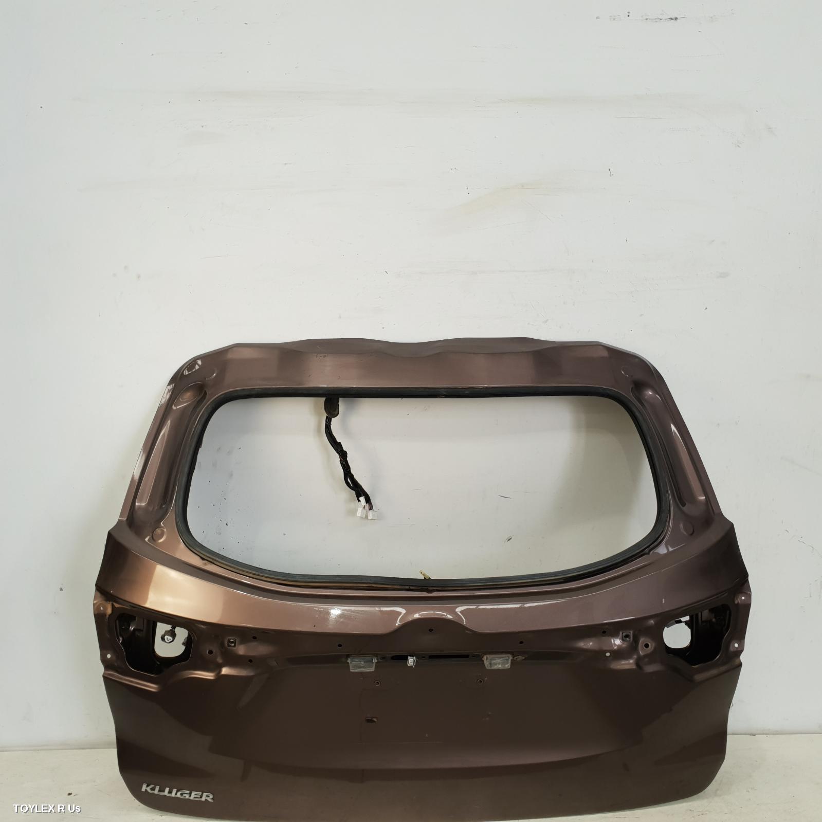 TOYOTA KLUGER 2016 Bootlid/Tailgate TAILGATE, GSU50/GSU55, GX/GXL, NON POWER LIFTGATE TYPE