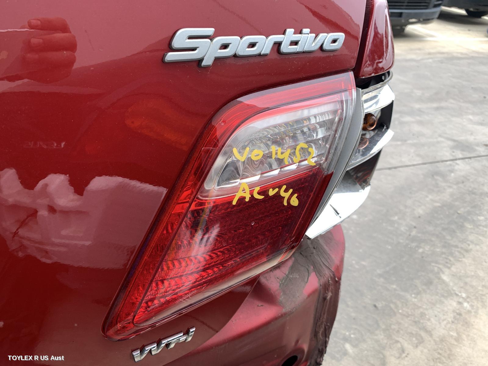 TOYOTA CAMRY 2008 Rear Garnish BOOTLID LAMP (RH SIDE), ACV40/SPORTIVO