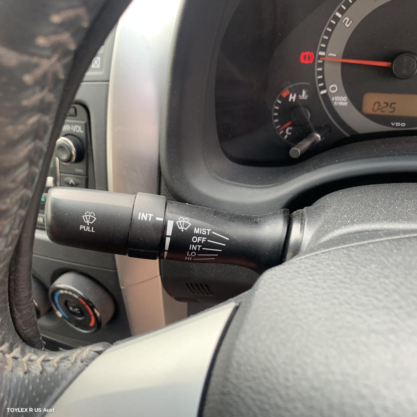 TOYOTA COROLLA 2010 Combination Switch WIPER SWITCH, ZRE152/153R, NON RAIN SENSOR TYPE