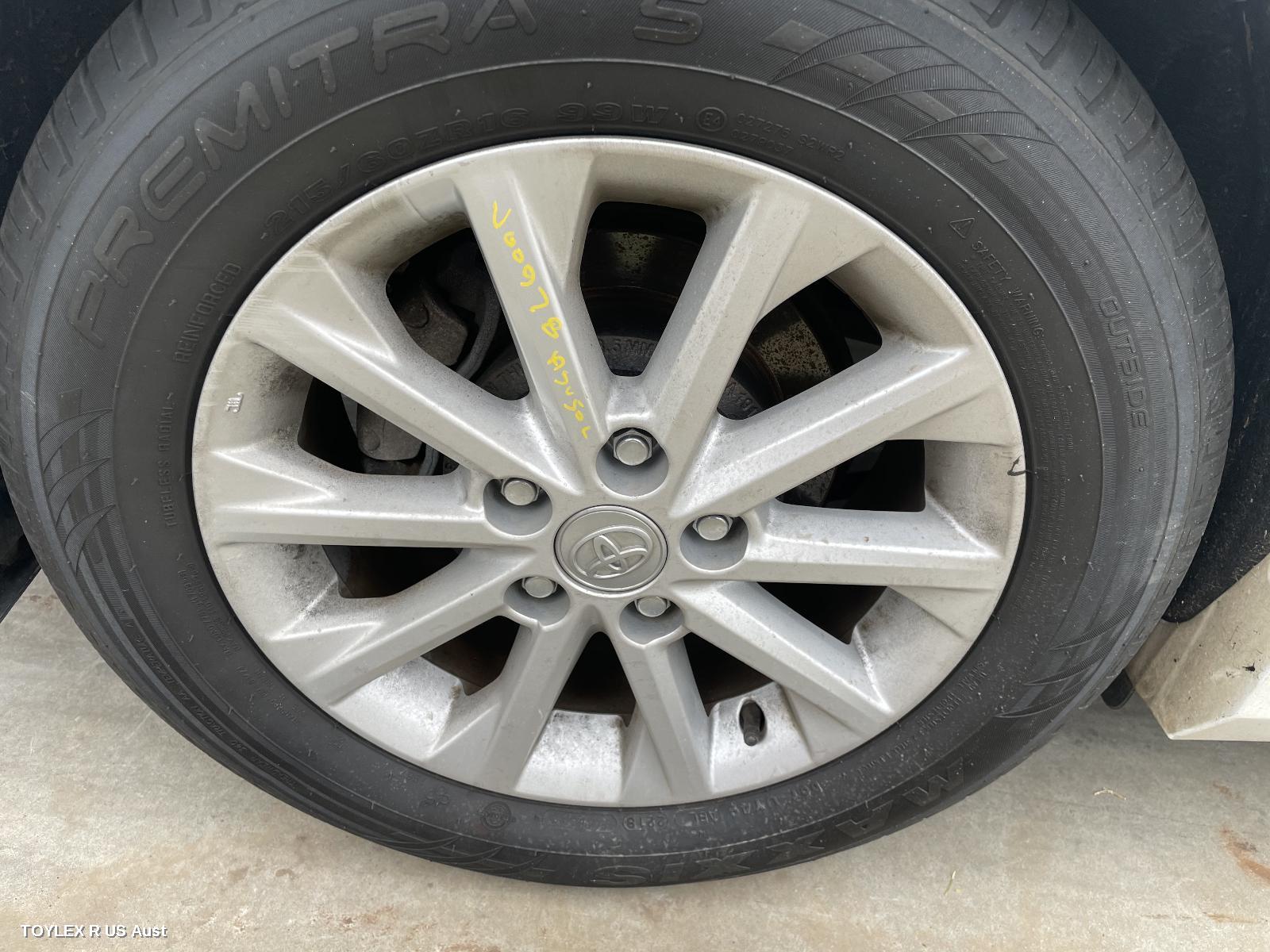 TOYOTA CAMRY 2016 Wheel Mag FACTORY, 16X6.5IN, ASV50, ALTISE