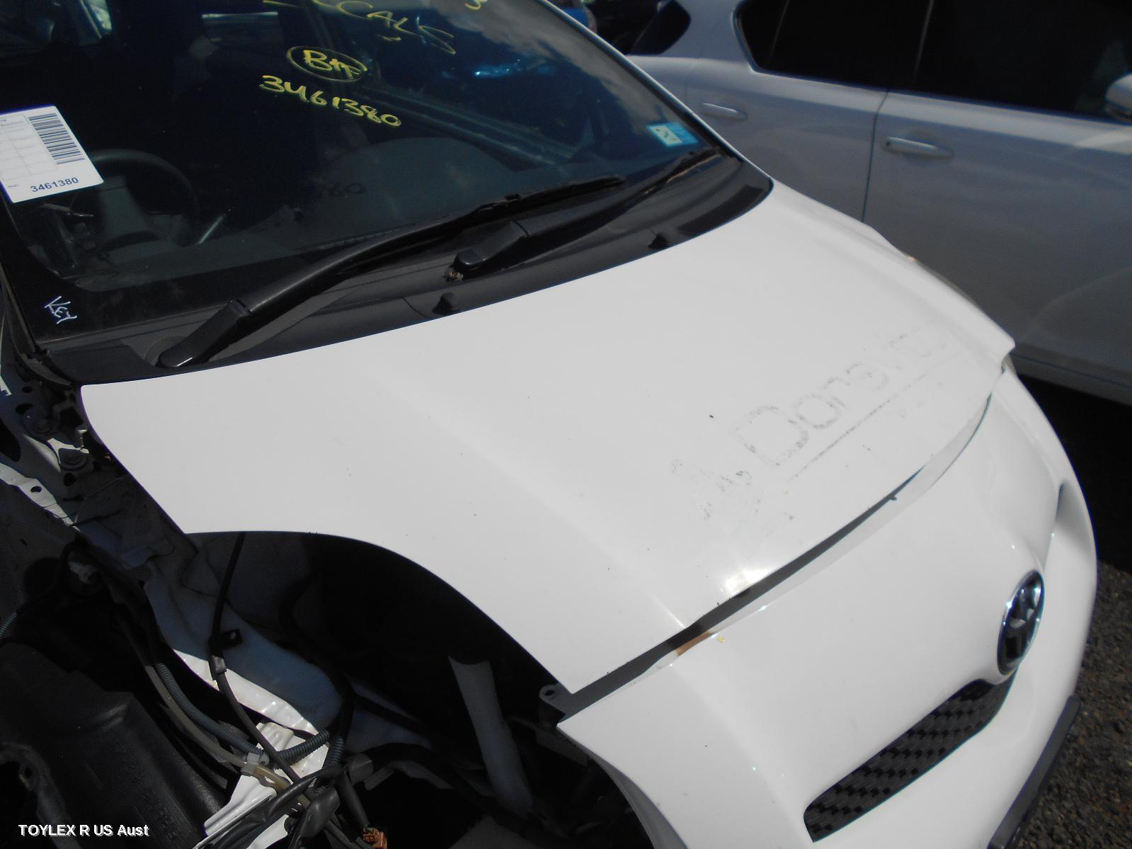 TOYOTA YARIS 2010 Bonnet NCP9#, HATCH