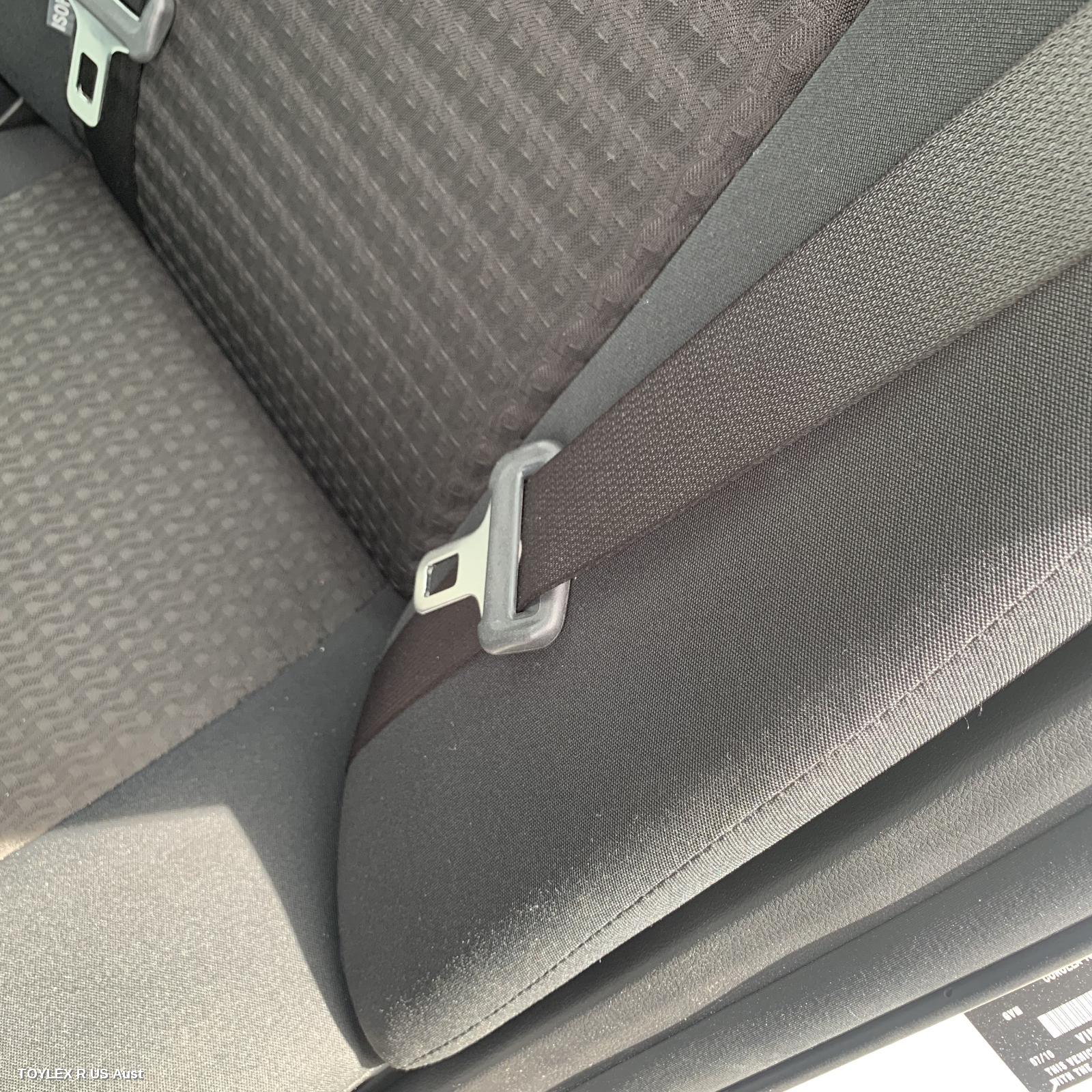 TOYOTA COROLLA 2010 Seatbelt/Stalk LH REAR, SEAT BELT ONLY, ZRE152/153R, SEDAN