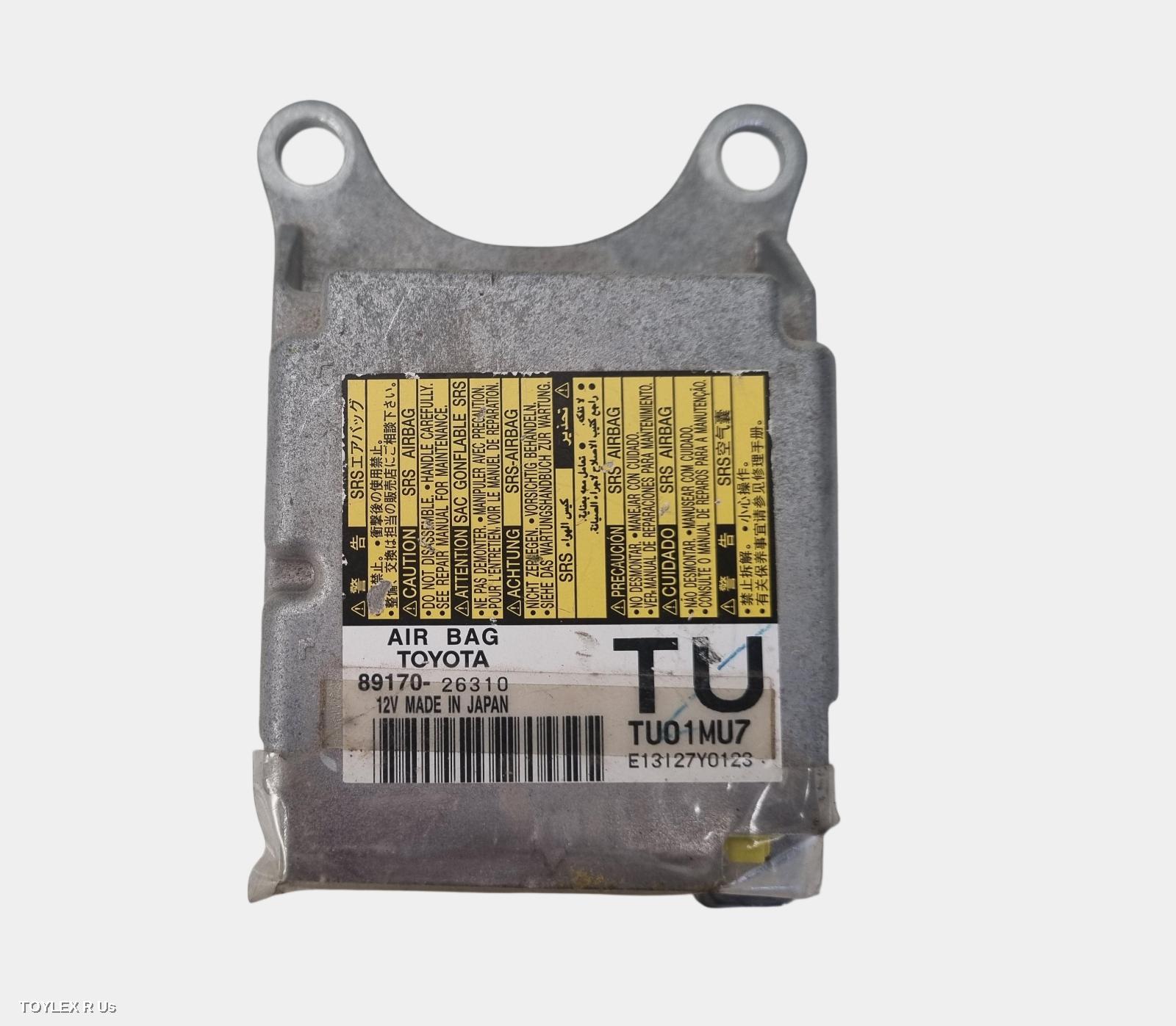 TOYOTA HIACE 2012 Airbag Module/Sensor MODULE, LWB/SWB TYPE, TRH/KDH
