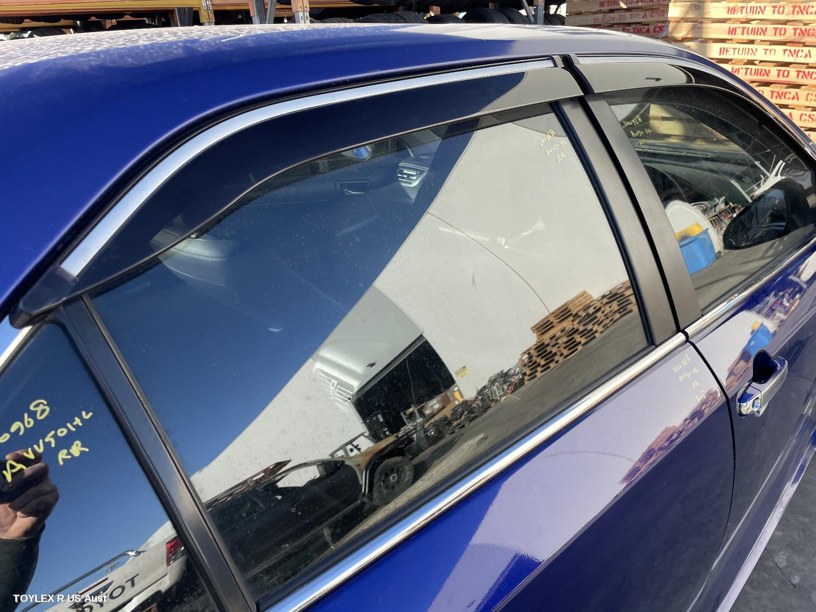 TOYOTA CAMRY 2012 Right Rear Door Window ASV50/AVV50