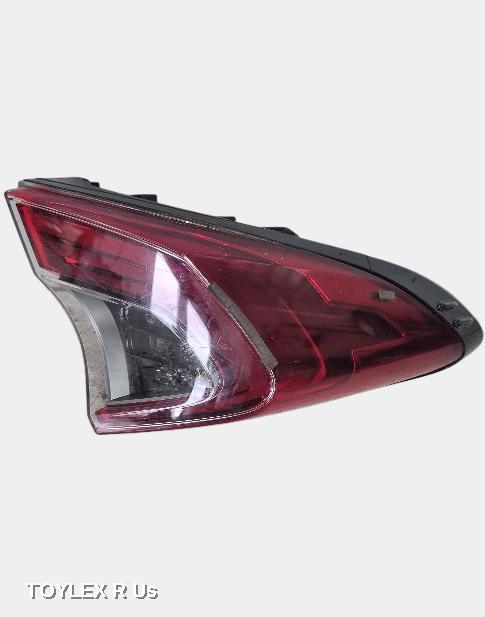 TOYOTA C-HR 2019 Left Taillight GEN 1, LED TYPE, CLEAR TYPE SURROUND