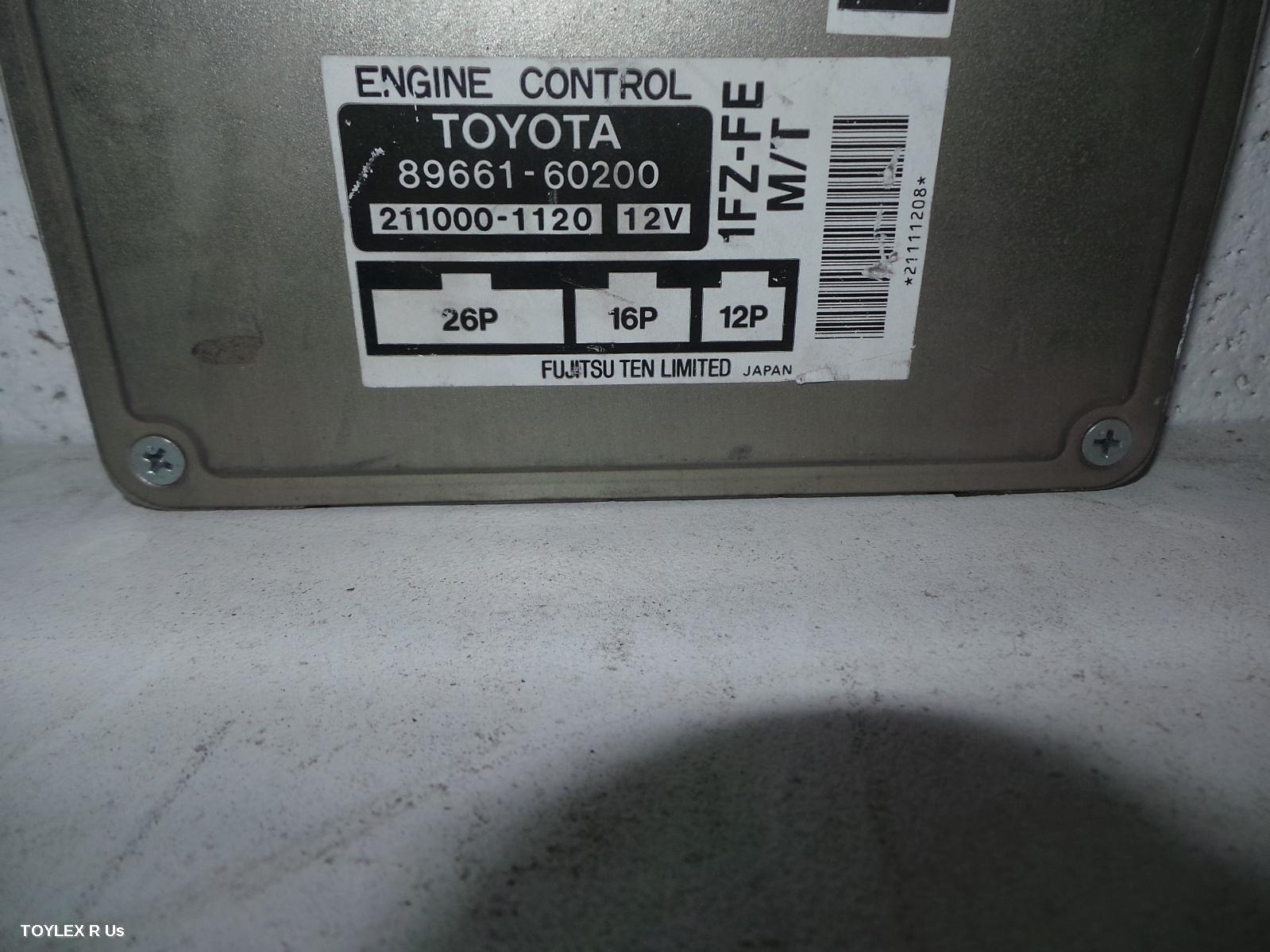 TOYOTA LANDCRUISER 1996 Ecu 80 SERIES, 4.5, 1FZ, PETROL