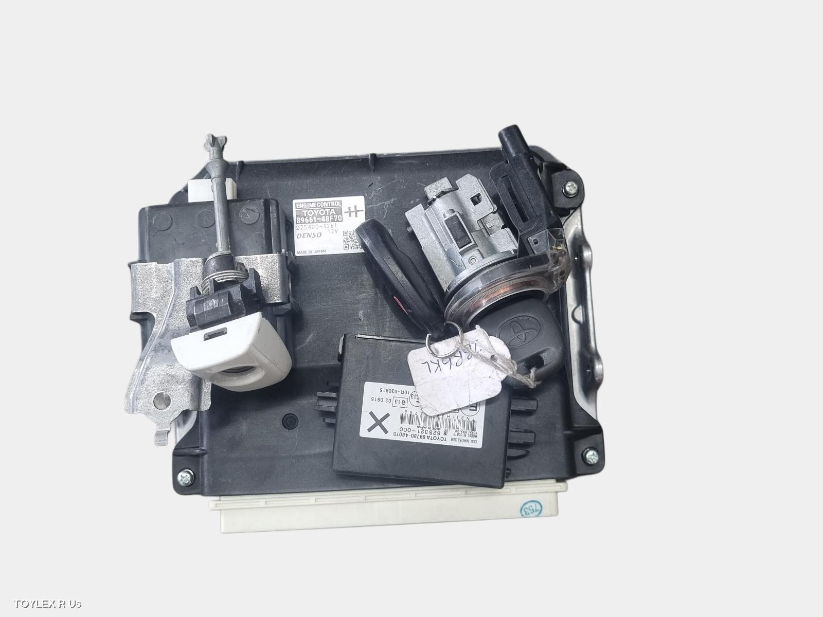 TOYOTA KLUGER 2014 Ecu GSU45, ENGINE ECU, 3.5, 2GR-FE, PETROL, P/N 8966148F70, SEC SET (ECU/IMM/READER/KEY)