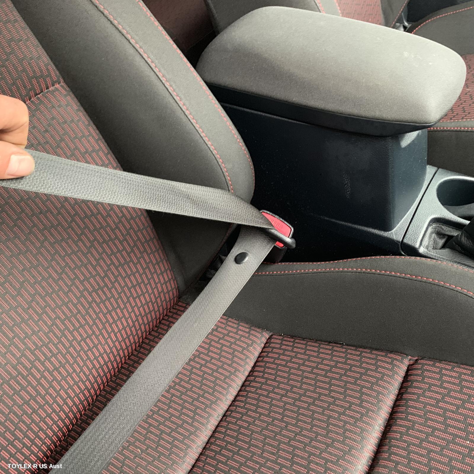 TOYOTA COROLLA 2012 Seatbelt/Stalk RH FRONT, SEAT BELT ONLY, ZRE182R, HATCH