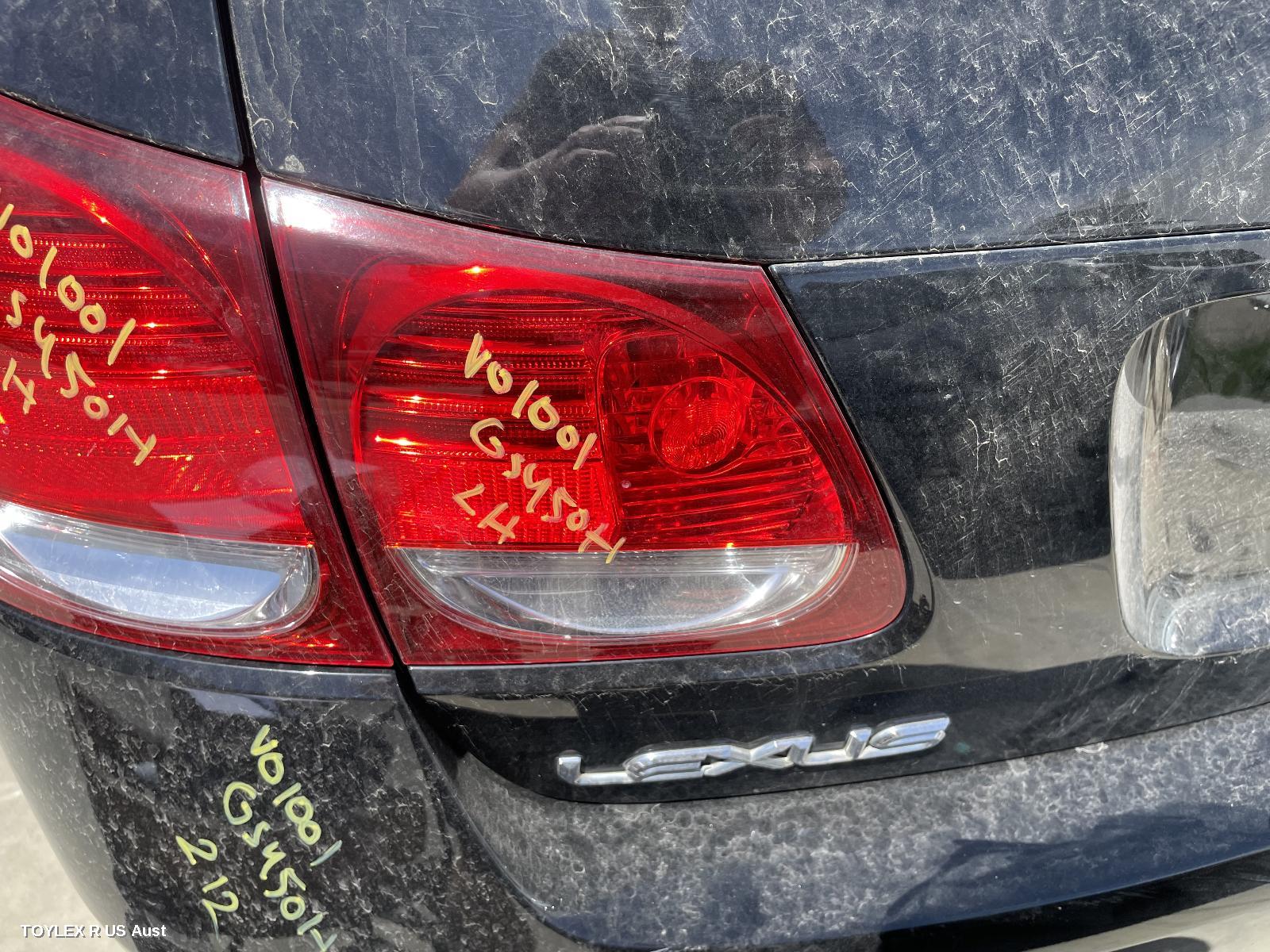 LEXUS GS 2007 Rear Garnish GS450H, BOOTLID LAMP (LH SIDE), 190 SERIES