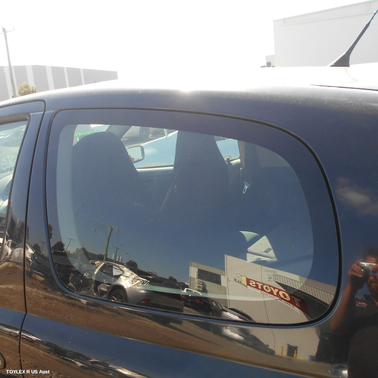 TOYOTA ECHO 2004 Left Rear Side Glass 3DR HATCH, NCP10R