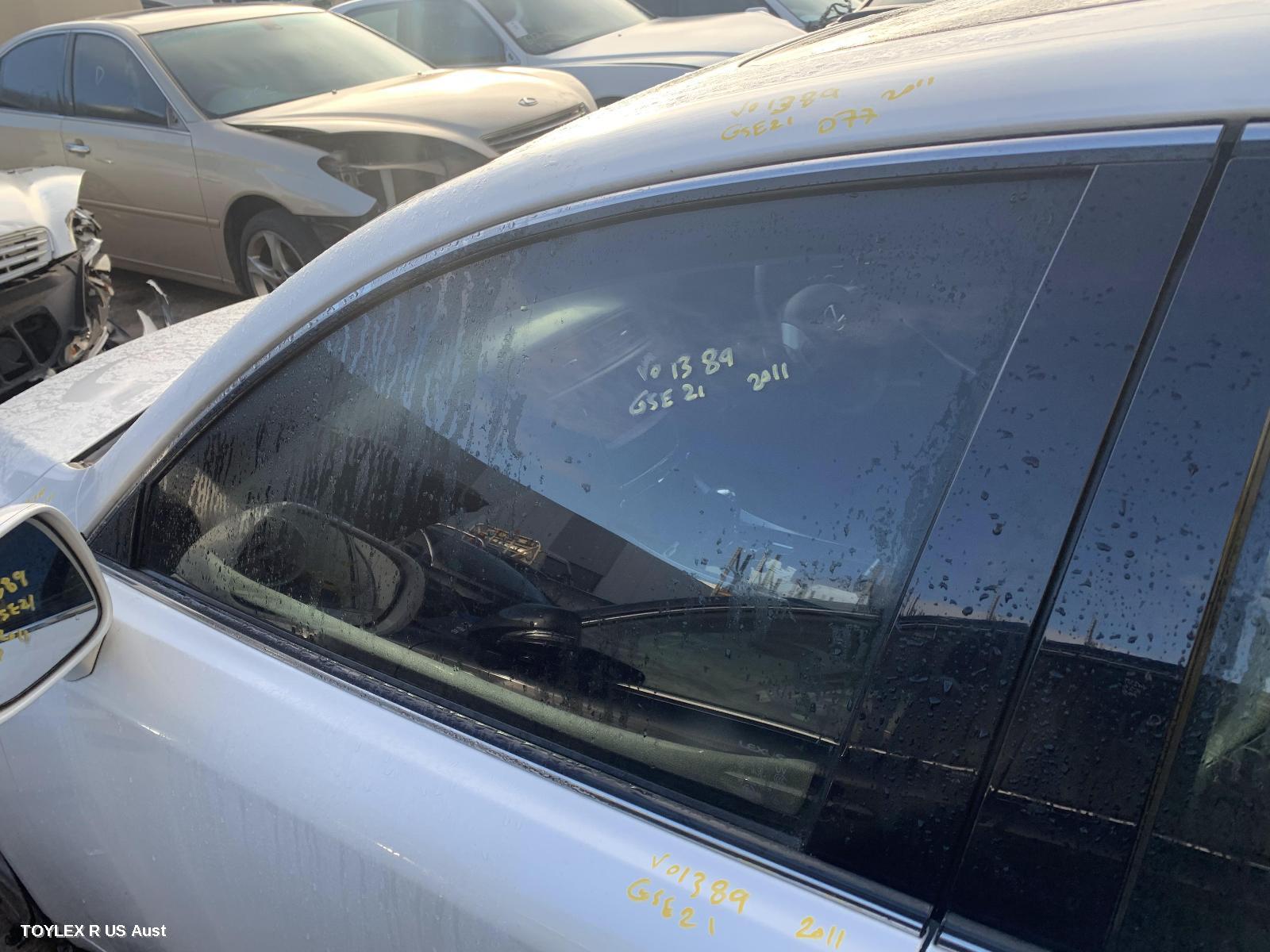 LEXUS IS250/IS250C 2011 Left Front Door Window IS250/IS350/IS F, GSE20R/GSE21R/USE20R, SEDAN