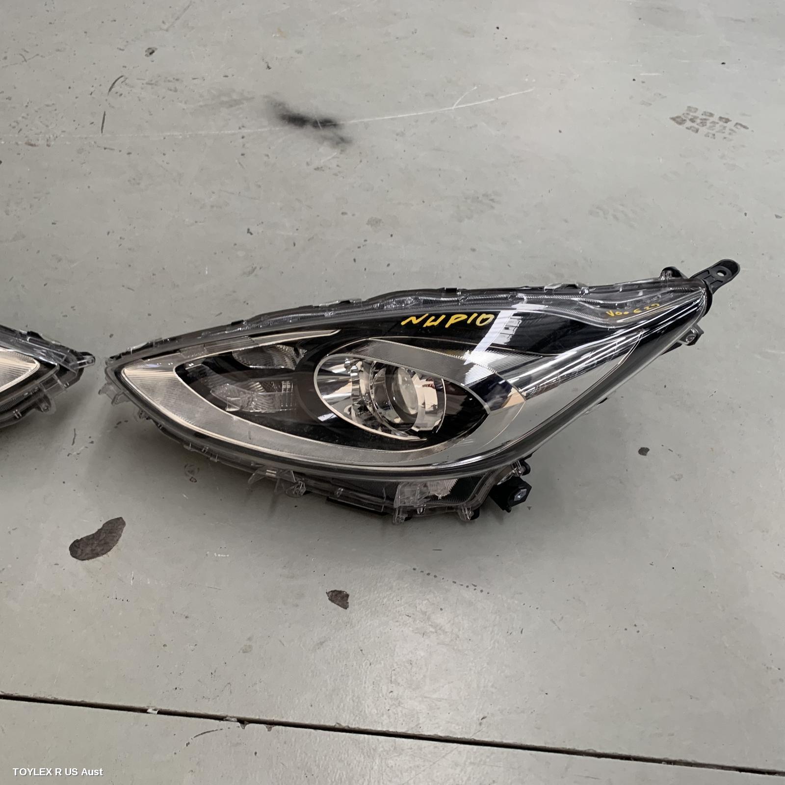TOYOTA PRIUS 2018 Left Headlamp NHP10R, PRIUS C, HALOGEN TYPE