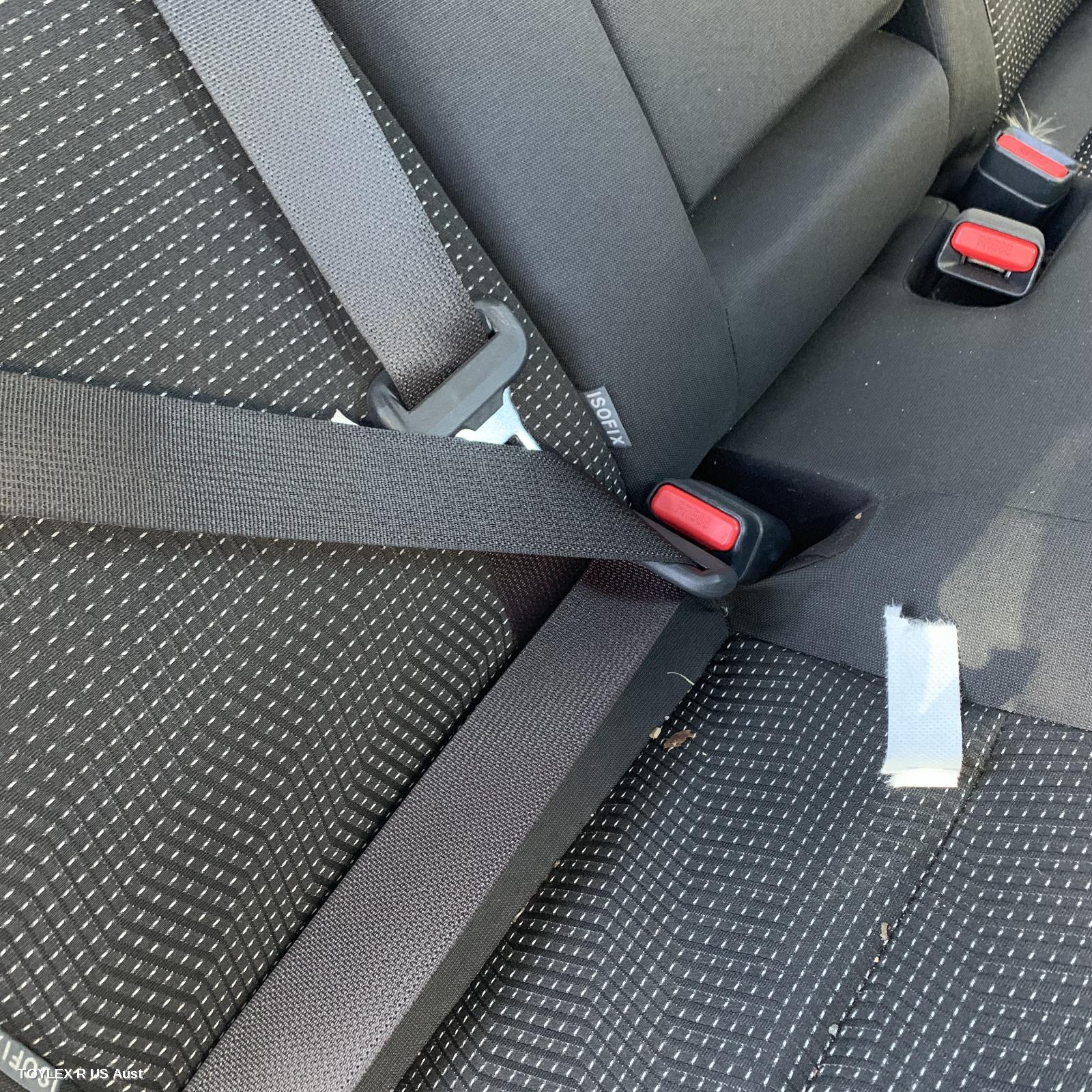 TOYOTA COROLLA 2018 Seatbelt/Stalk RH REAR, SEAT BELT ONLY, ZRE182R, HATCH