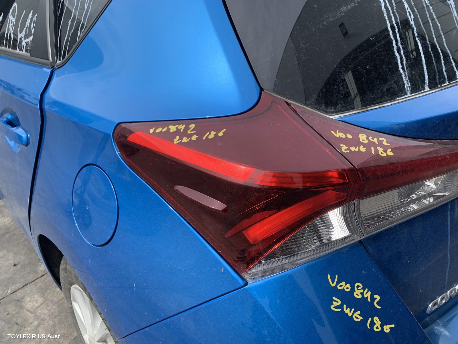 TOYOTA COROLLA 2017 Left Taillight ZRE182R/ZWE186R, HATCH