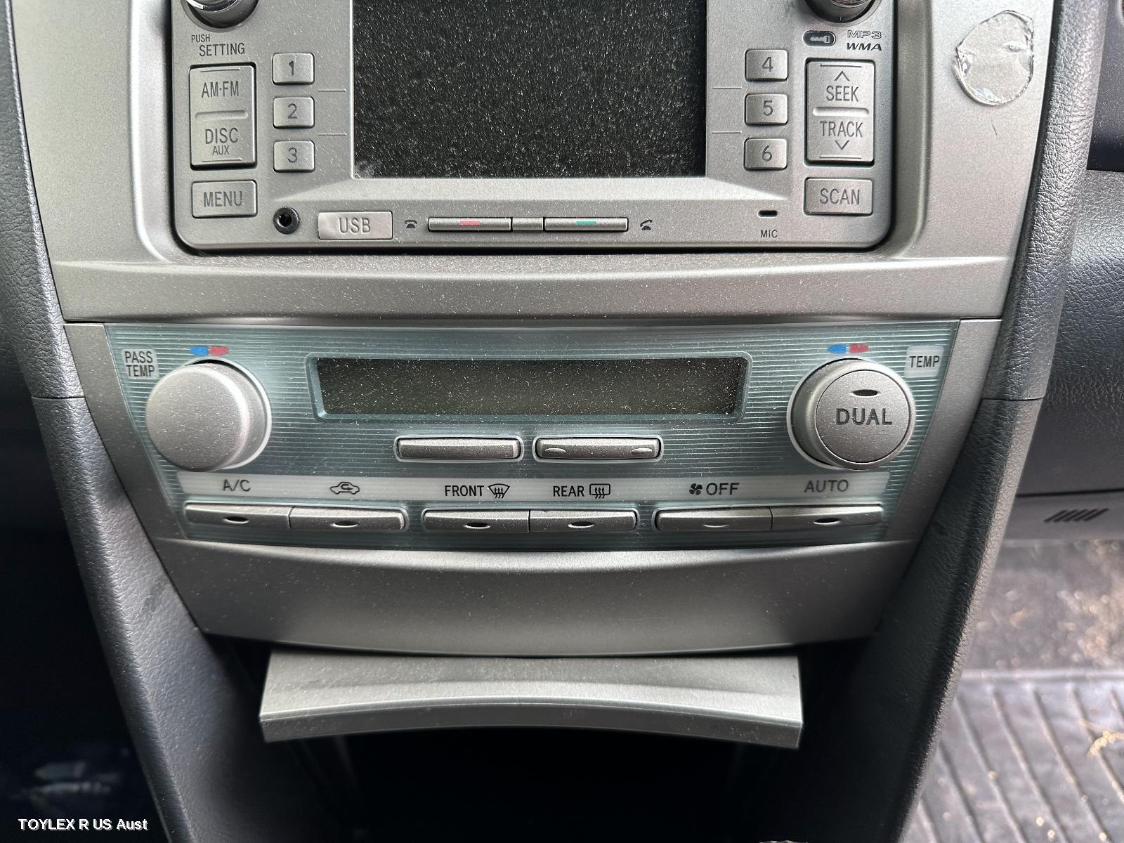 TOYOTA CAMRY 2010 Heater/Ac Controls ACV40/AHV40, ATEVA/GRANDE/SPORTIVO/TOURING/HYBRID, CLIMATE CONTROL TYPE