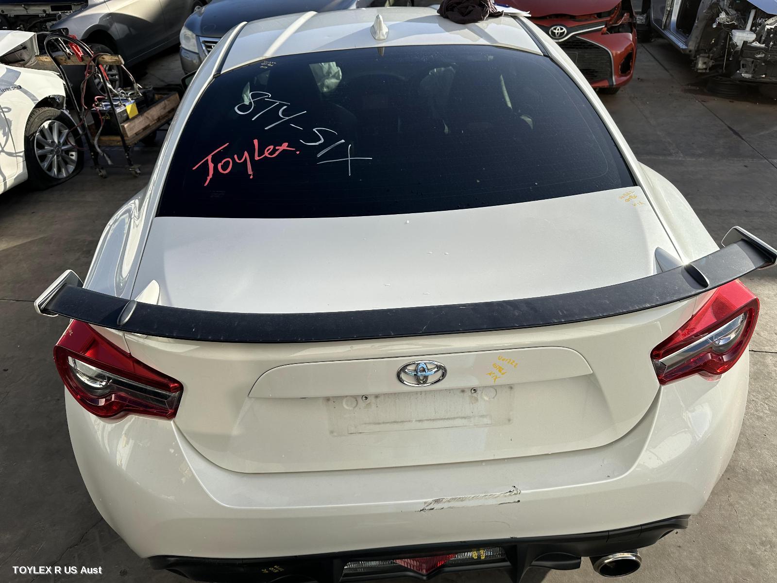 TOYOTA 86 2019 Bootlid/Tailgate BOOTLID, ZN6, GTS, LOW SPOILERED TYPE
