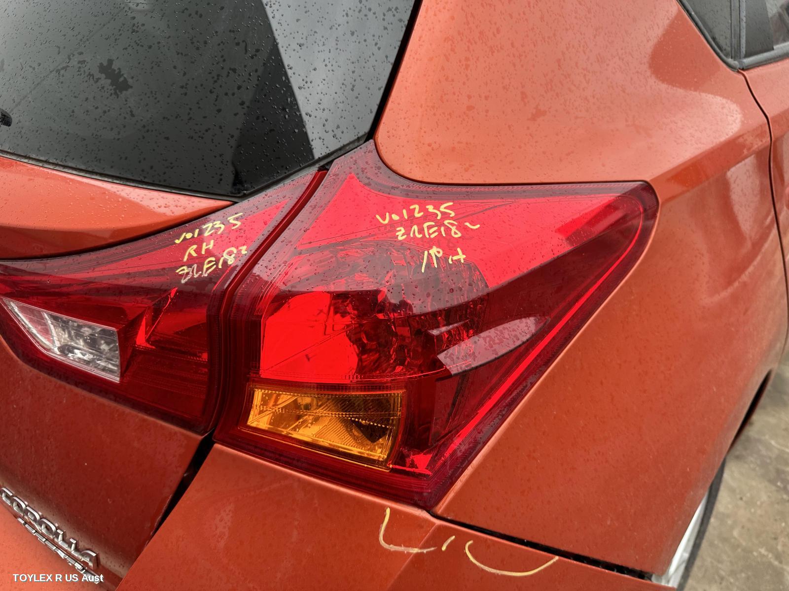 TOYOTA COROLLA 2014 Right Taillight ZRE182R/ZWE186R, HATCH