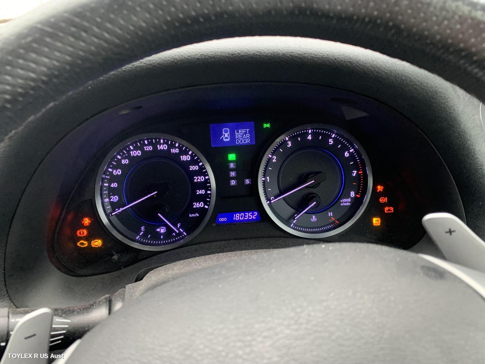 LEXUS IS250/IS250C 2011 Instrument Cluster AUTO T/M, GSE20R