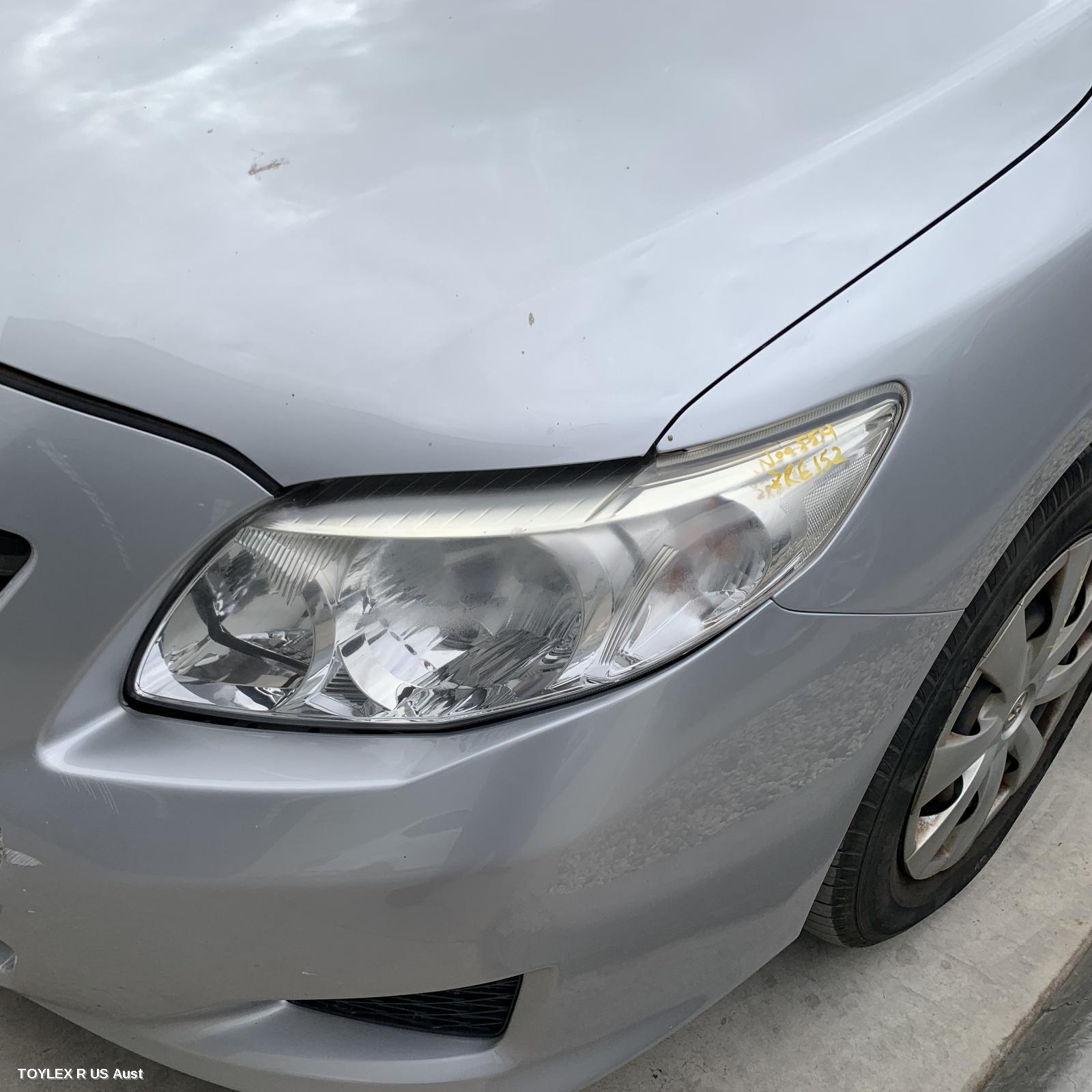 TOYOTA COROLLA 2008 Left Headlamp ZRE152/153R, SEDAN, HALOGEN TYPE
