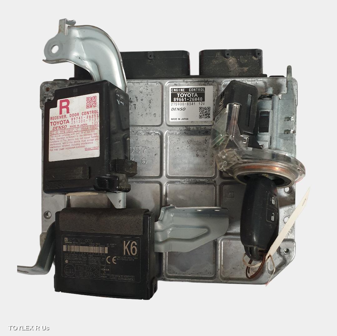 TOYOTA HIACE 2016 Ecu ENGINE ECU, 3.0, 1KD-FTV, DIESEL, P/N 89661-26M40, SEC SET (ECU/IMM/READER/KEY), KDH