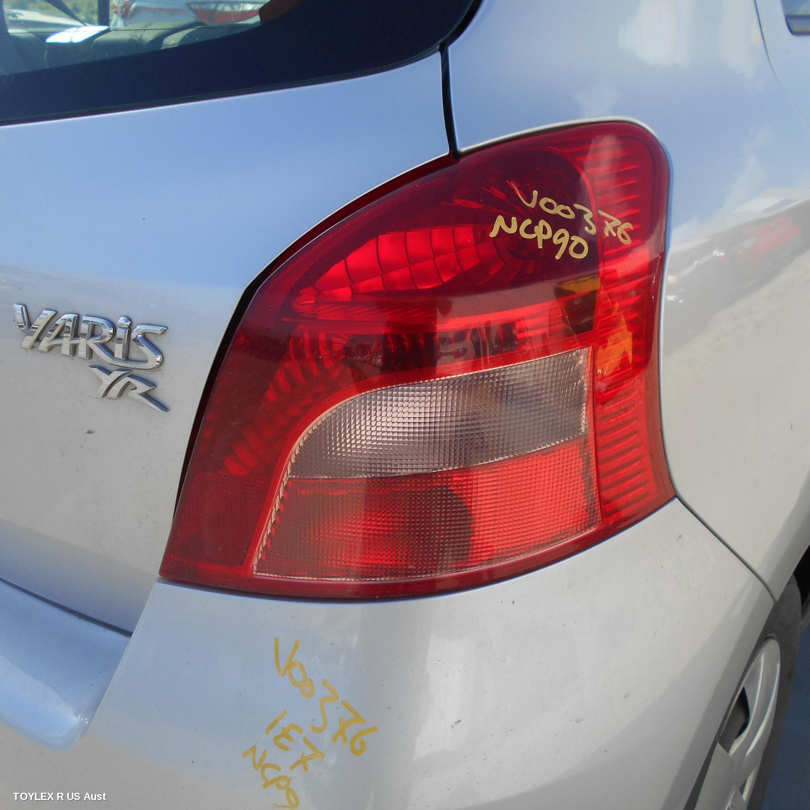 TOYOTA YARIS 2007 Right Taillight NCP9#, HATCH, LENS# 52-142, JAP TYPE, 10/05-08/08 (AUS ONLY)