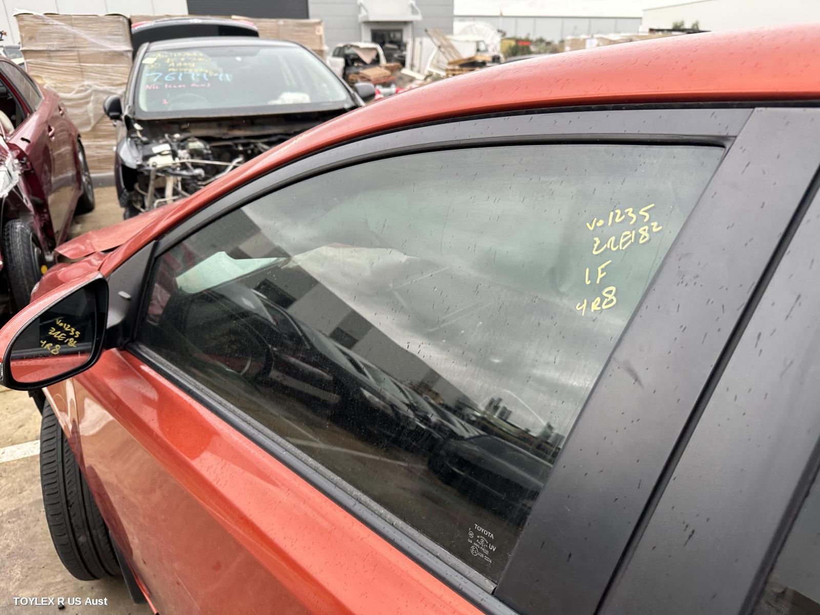 TOYOTA COROLLA 2014 Left Front Door Window ZRE182R
