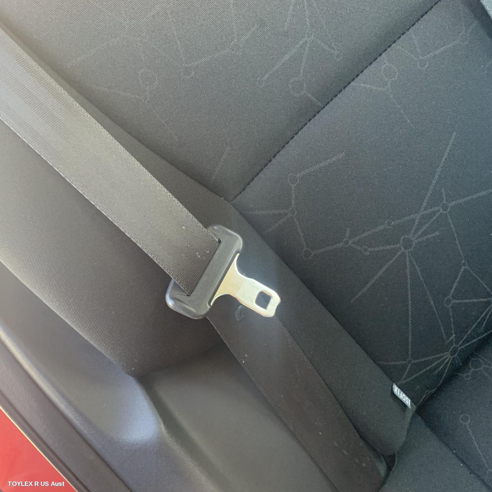 TOYOTA COROLLA 2007 Seatbelt/Stalk RH REAR, SEAT BELT ONLY, ZRE152R, HATCH