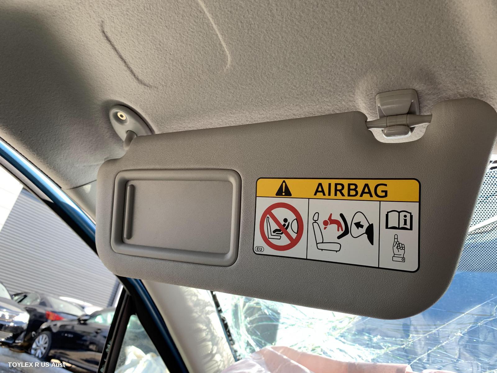 TOYOTA YARIS 2015 Sunvisor NCP13#, LH SIDE