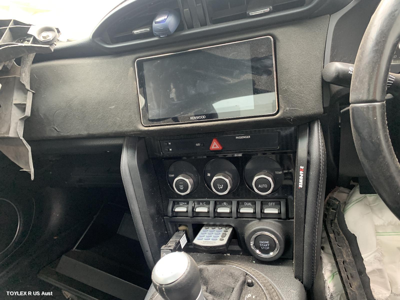 TOYOTA 86 2017 Heater/Ac Controls ZN6, DUAL ZONE CLIMATE CONTROL TYPE, GTS/BLACKLINE